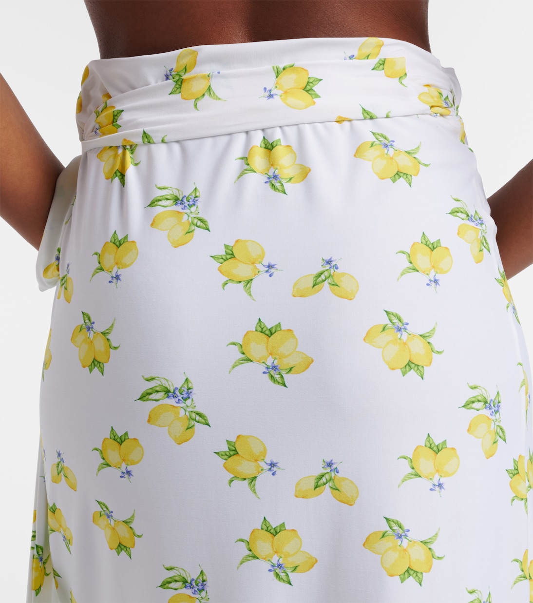 Printed ruffled wrap skirt | Melissa Odabash