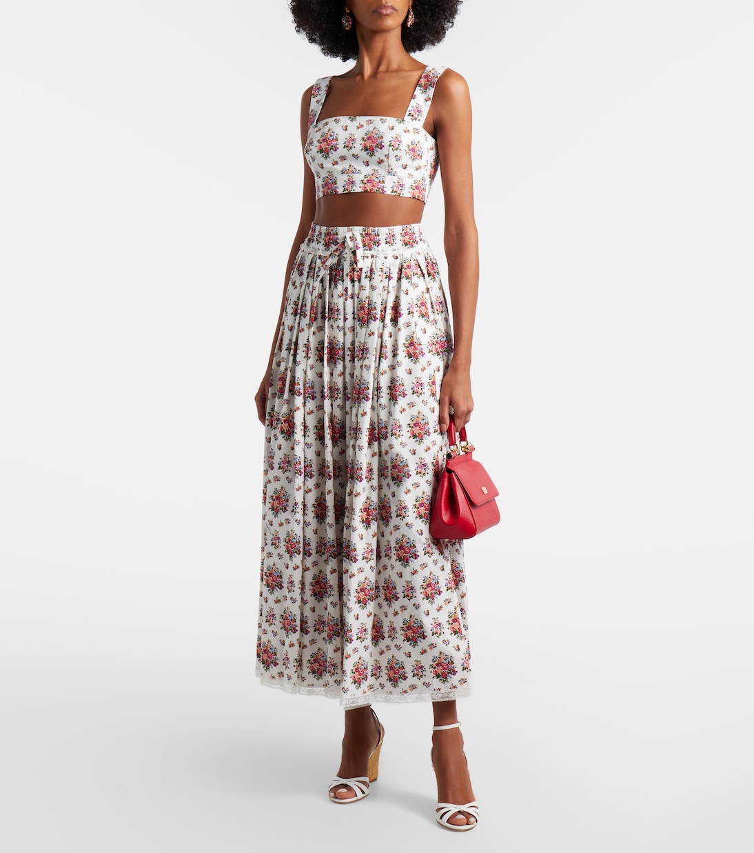 Tati皮革草编坡跟鞋 | Aquazzura