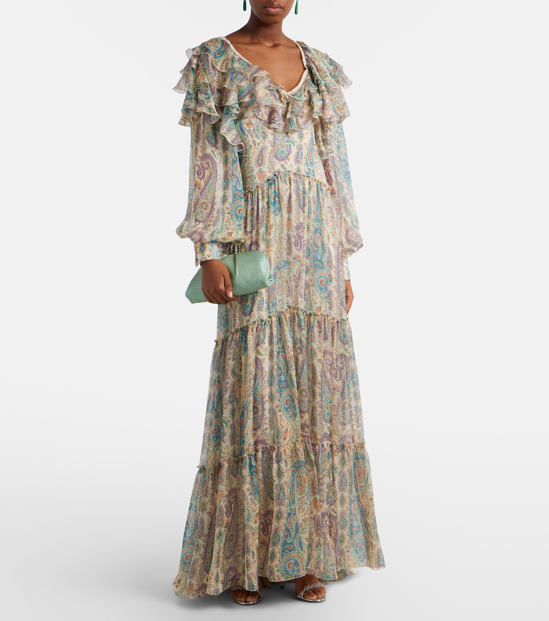 Tequila embellished clutch | Aquazzura