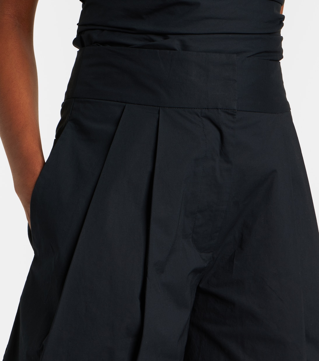 White Label Clio cotton-blend Bermuda shorts | Proenza Schouler