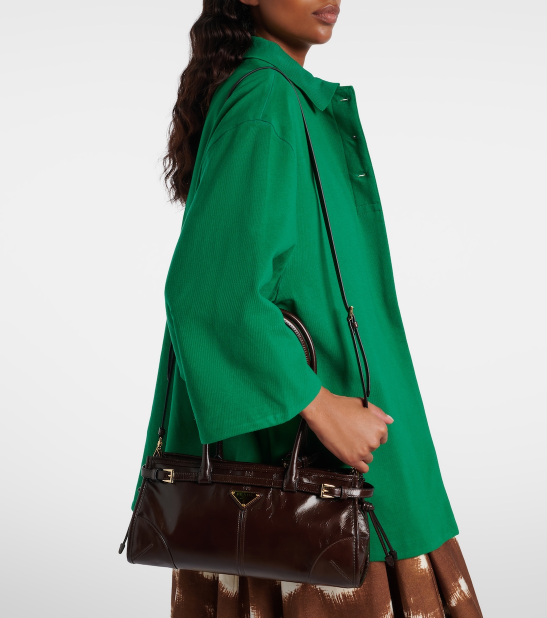 Sac Prada Bonnie Medium en cuir | Prada