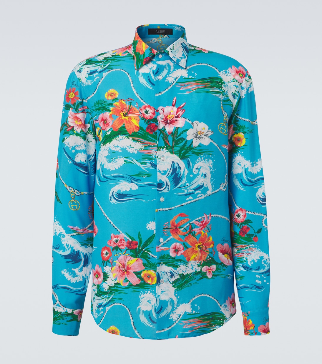Camicia con stampa | Gucci