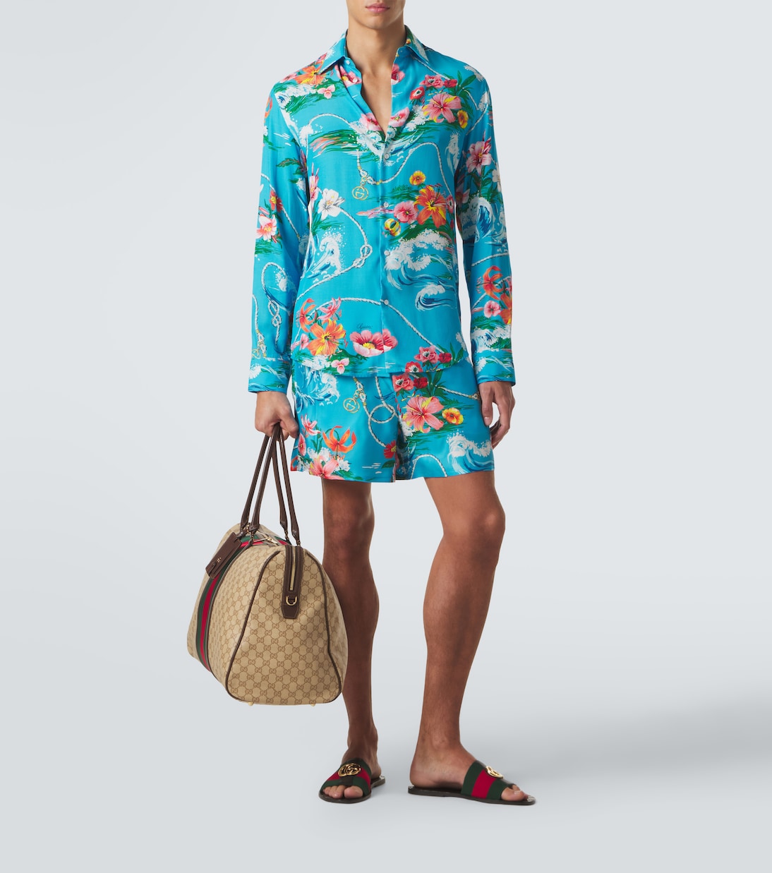 Camicia con stampa | Gucci