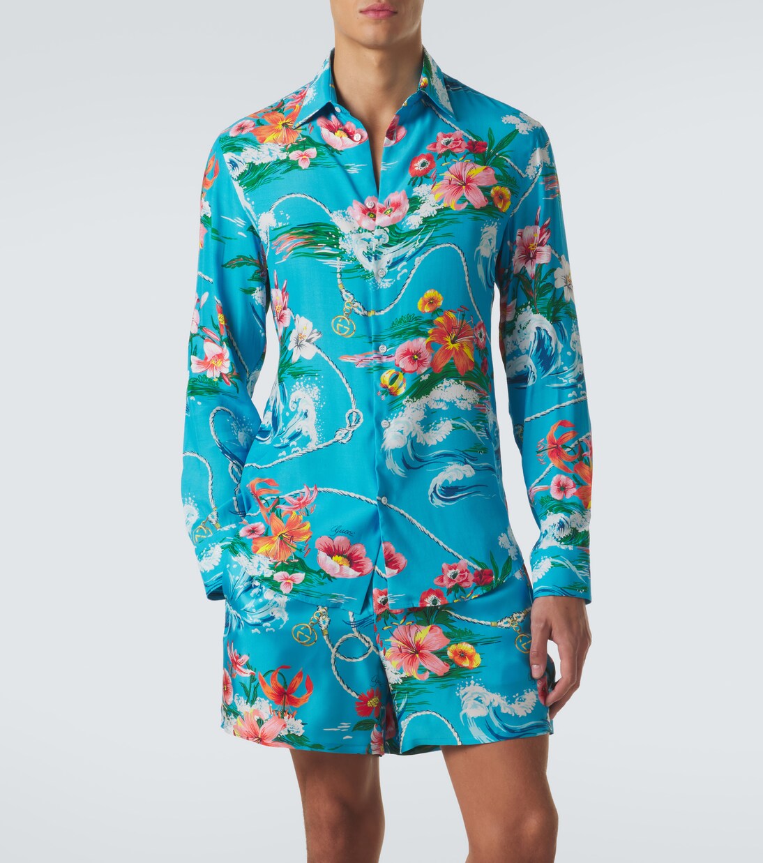 Camicia con stampa | Gucci