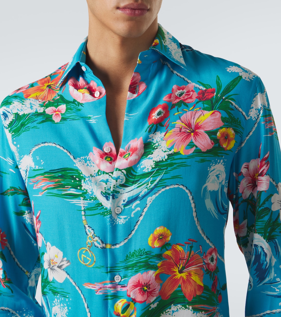 Camicia con stampa | Gucci