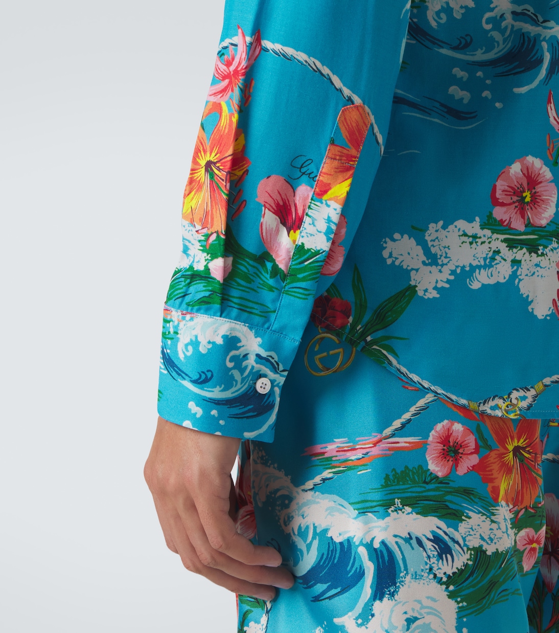 Camicia con stampa | Gucci