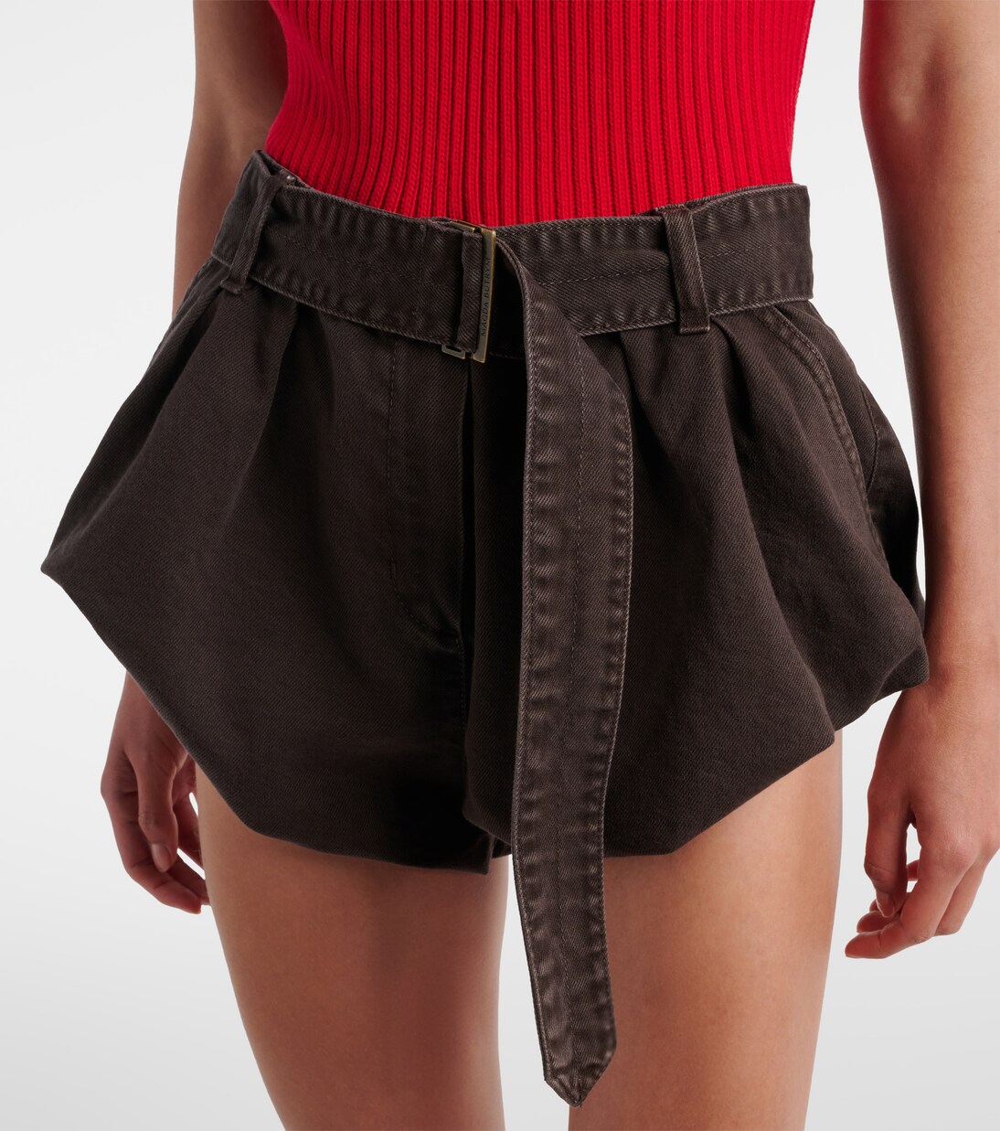 Shorts aus Baumwoll-Canvas | Magda Butrym