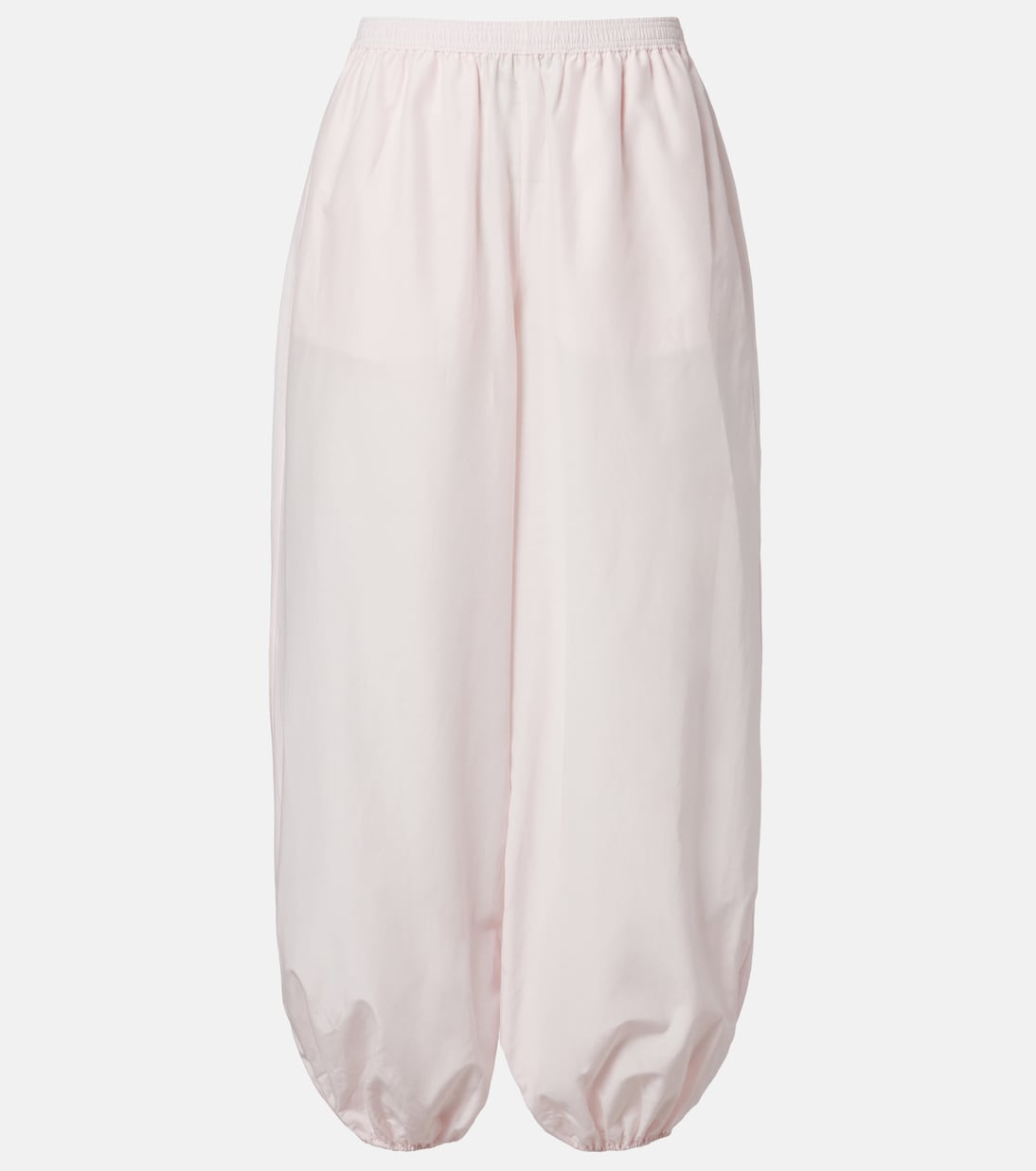 Almaya cotton and silk balloon pants | Loulou de Saison
