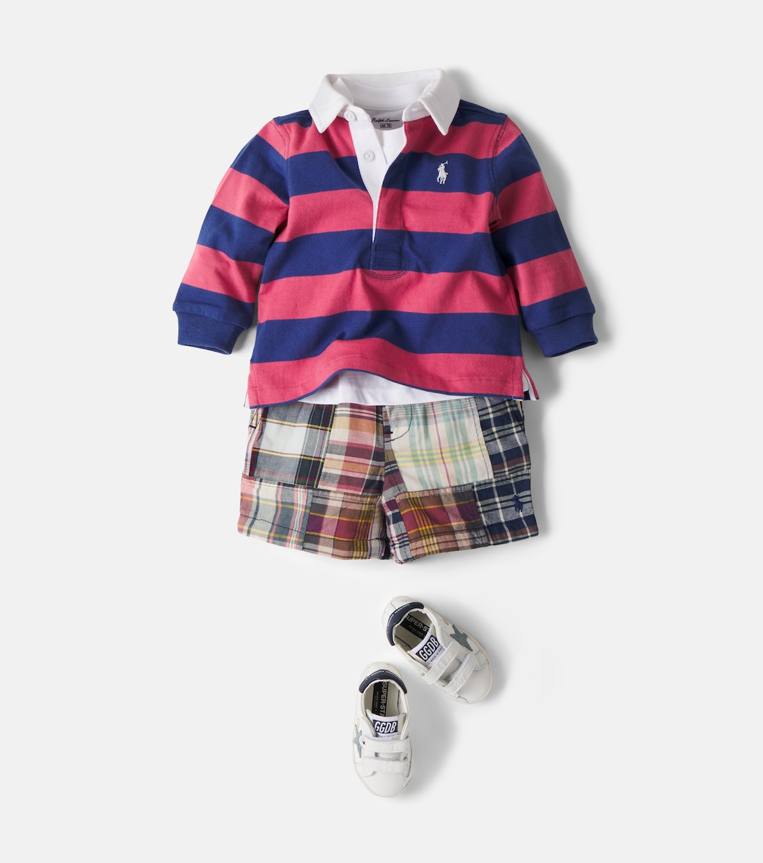 Baby cotton polo shirt and shorts set | Polo Ralph Lauren Kids