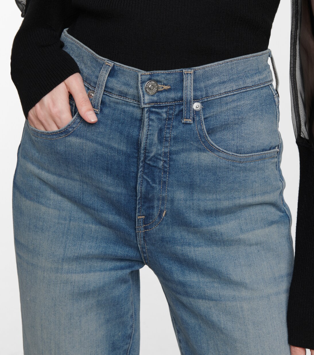 High-Rise Straight Jeans Ryleigh | Veronica Beard