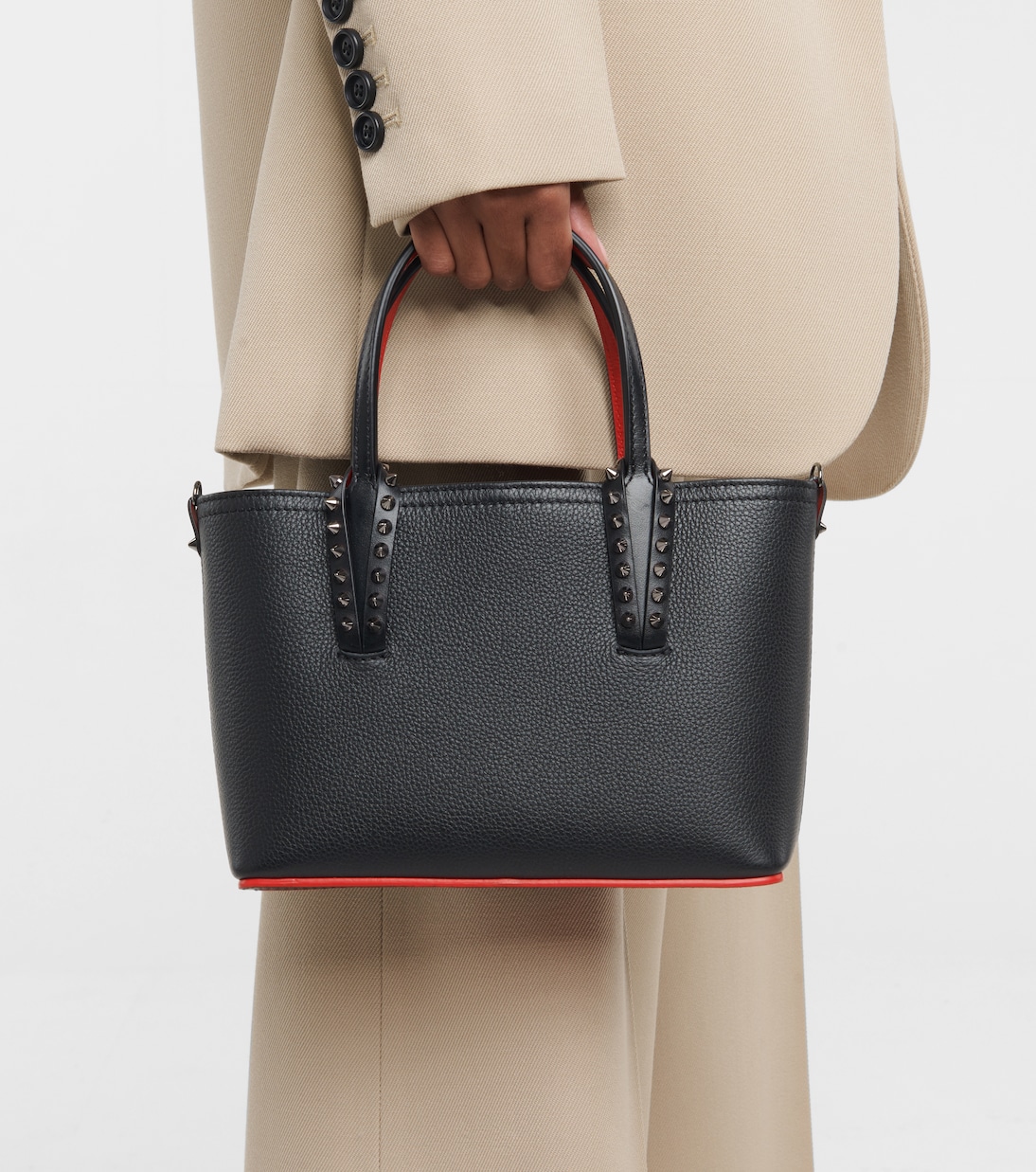 Tote Cabata Mini de piel | Christian Louboutin