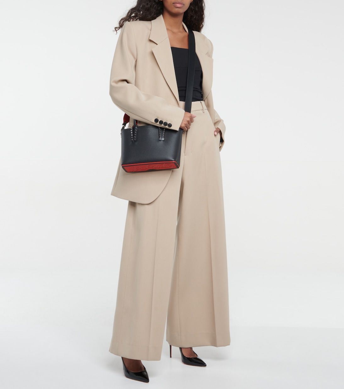 Tote Cabata Mini de piel | Christian Louboutin