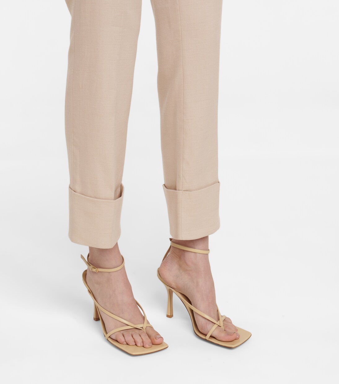 Pantalon droit Kiko en lin mélangé | Altuzarra