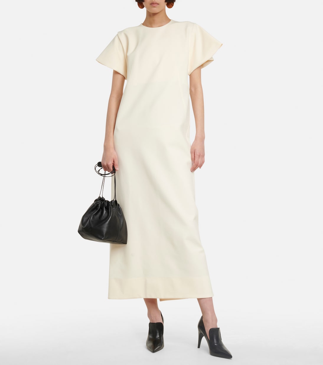 Maxikleid aus Crêpe | Jil Sander