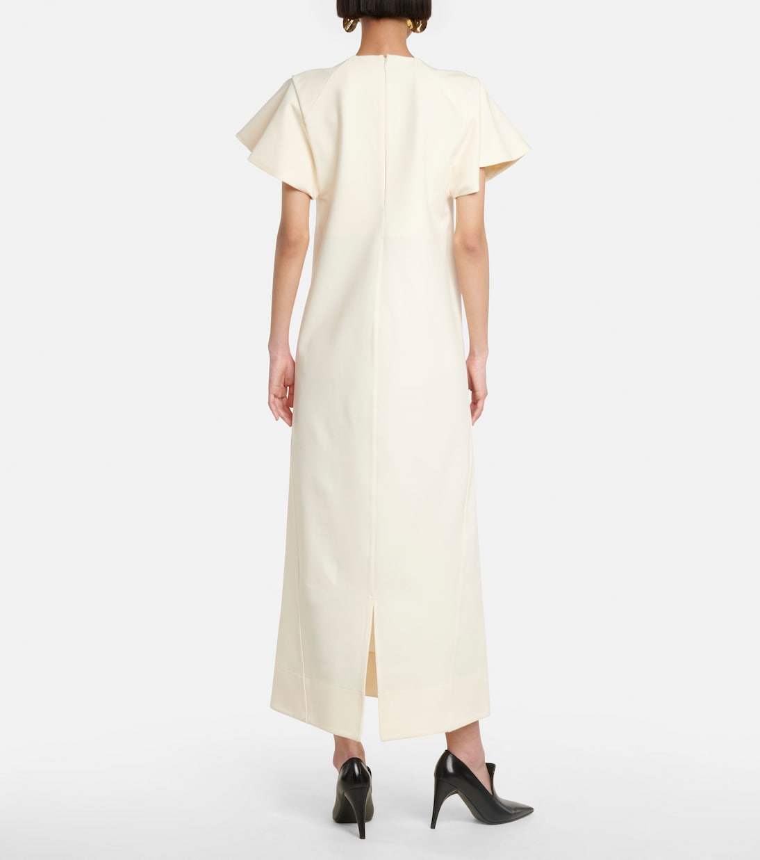 Maxikleid aus Crêpe | Jil Sander