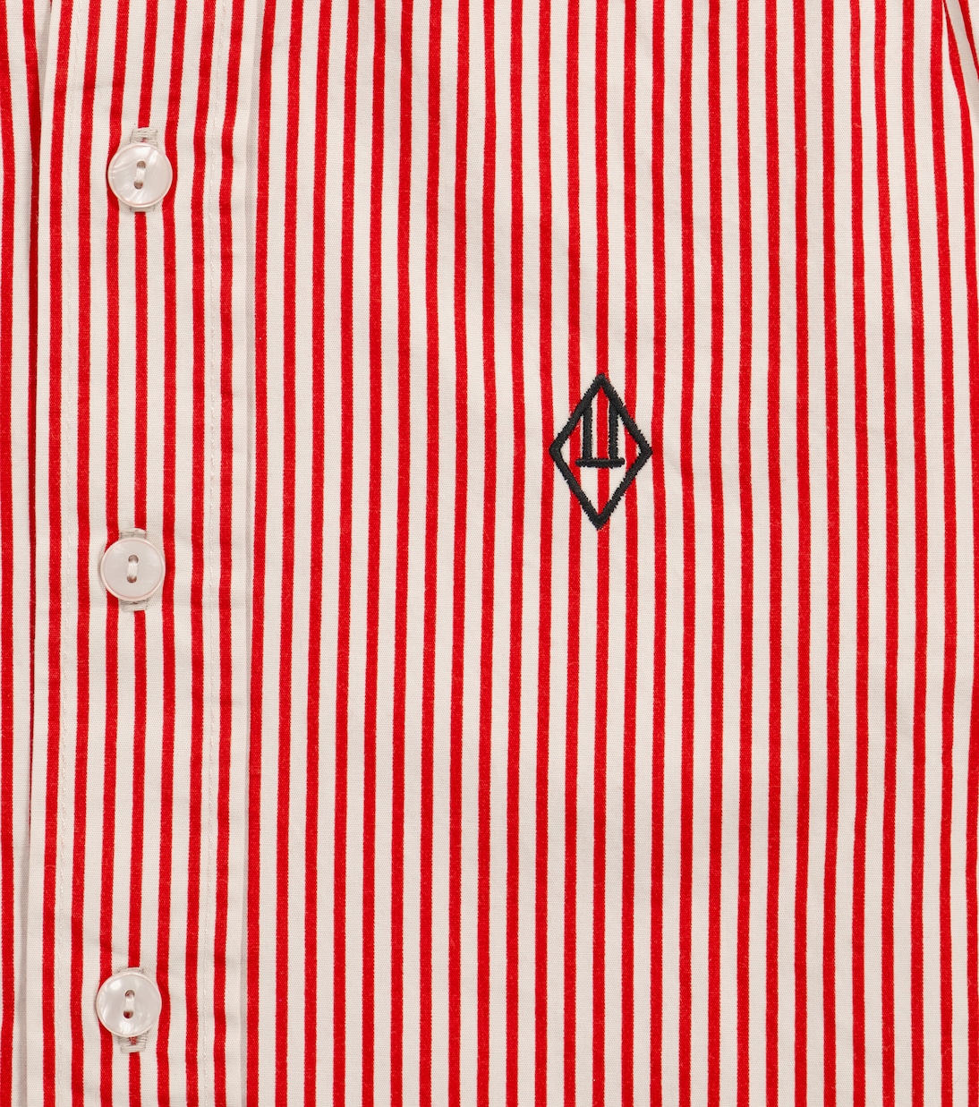 Scorpion pinstriped cotton shirt | The Animals Observatory