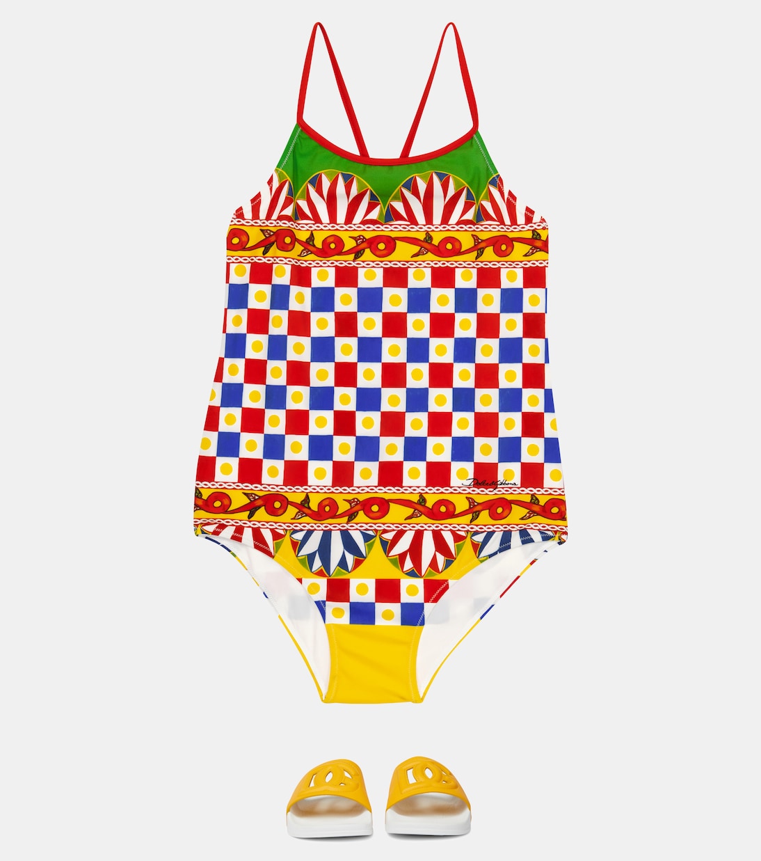 Printed swimsuit | Dolce&Gabbana Kids