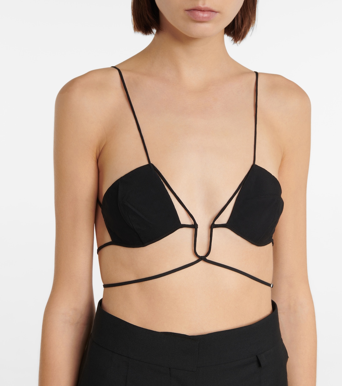 Bralette aus Gabardine | Nensi Dojaka