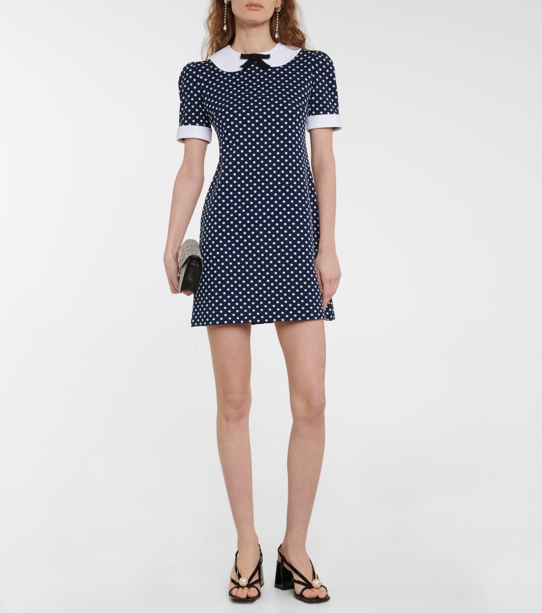 Polka-dot minidress | Miu Miu