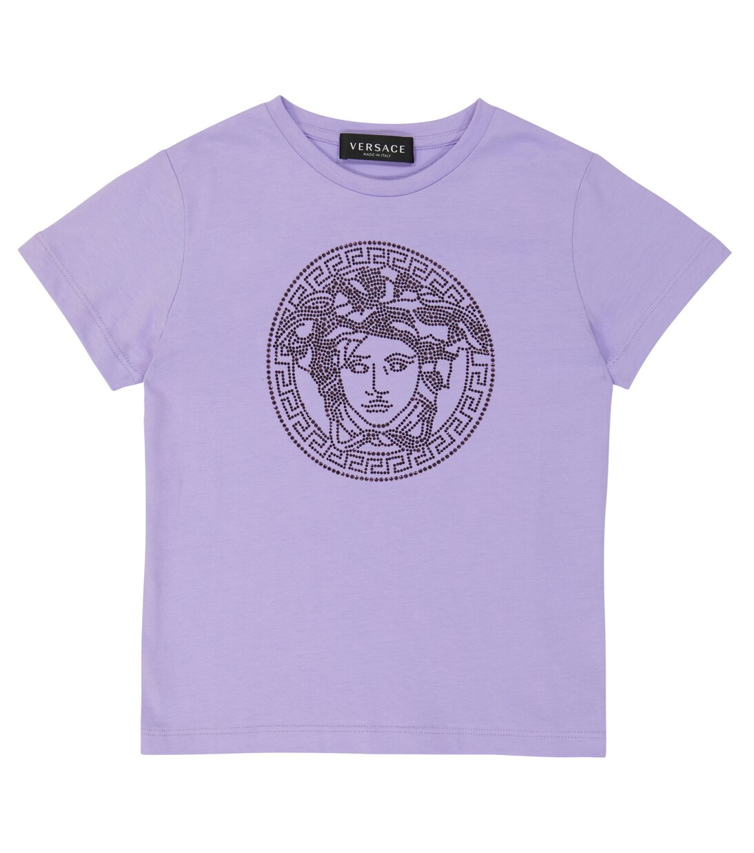 Embellished Medusa cotton T-shirt | Versace Kids