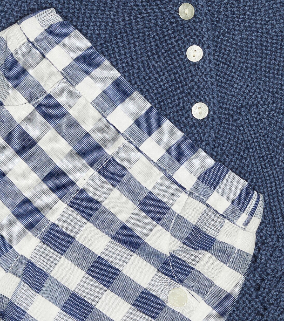 Baby - Cardigan con shorts in cotone | Tartine et Chocolat