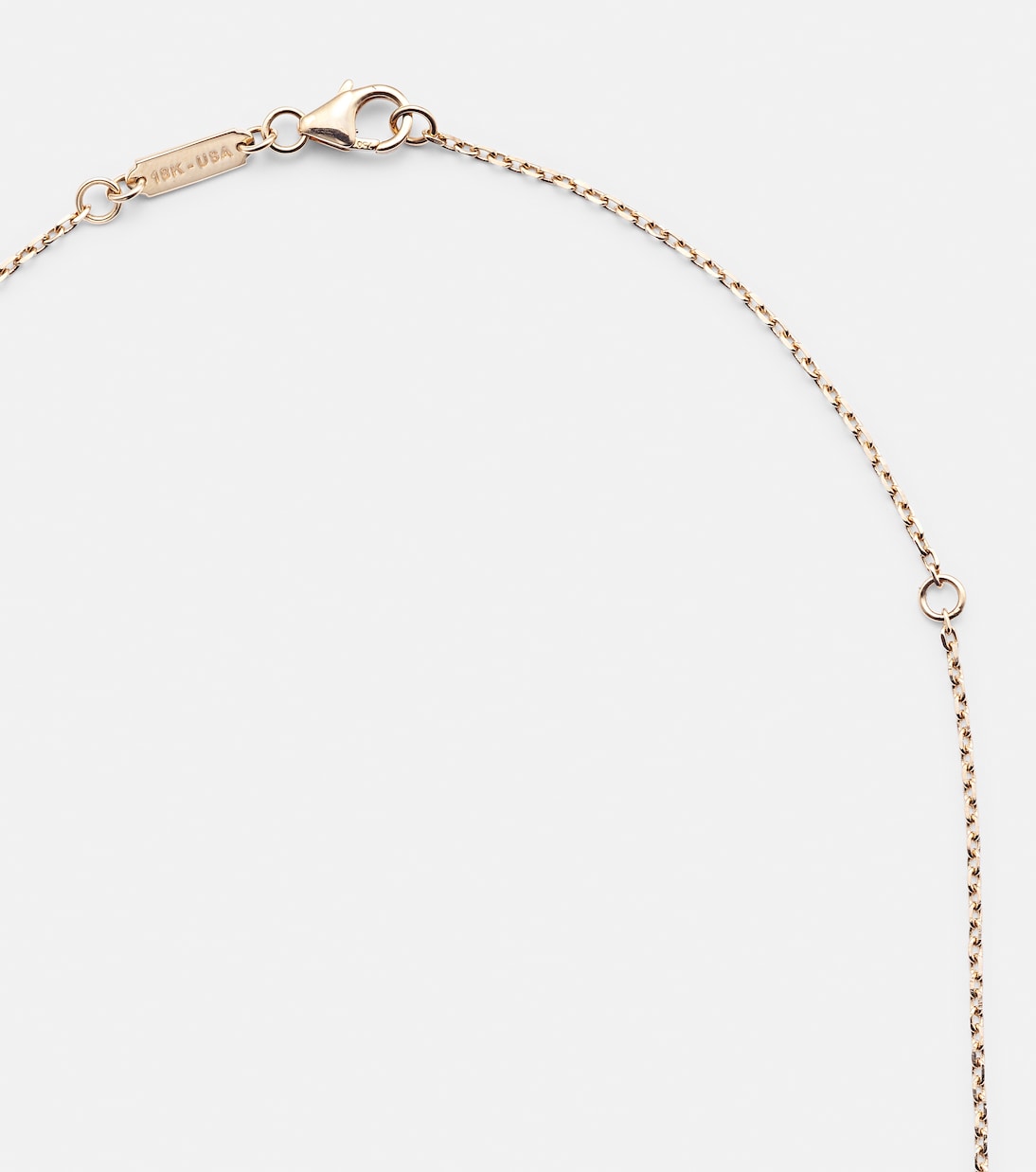 Halskette aus 18kt Gelbgold (750/1000) mit Diamanten und Smaragden | Suzanne Kalan