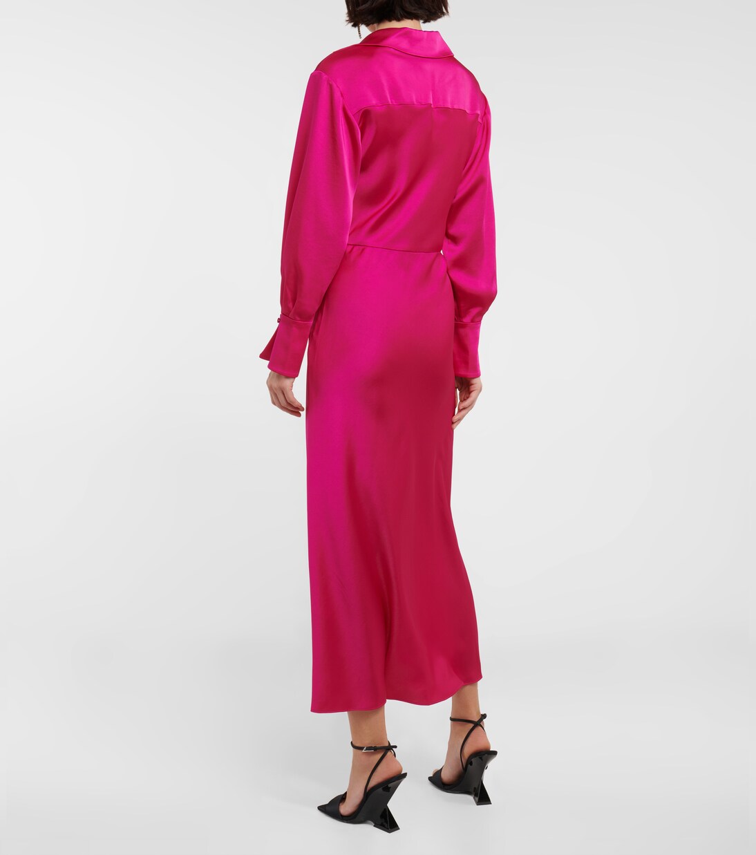 Robe midi Talita en satin | Simkhai