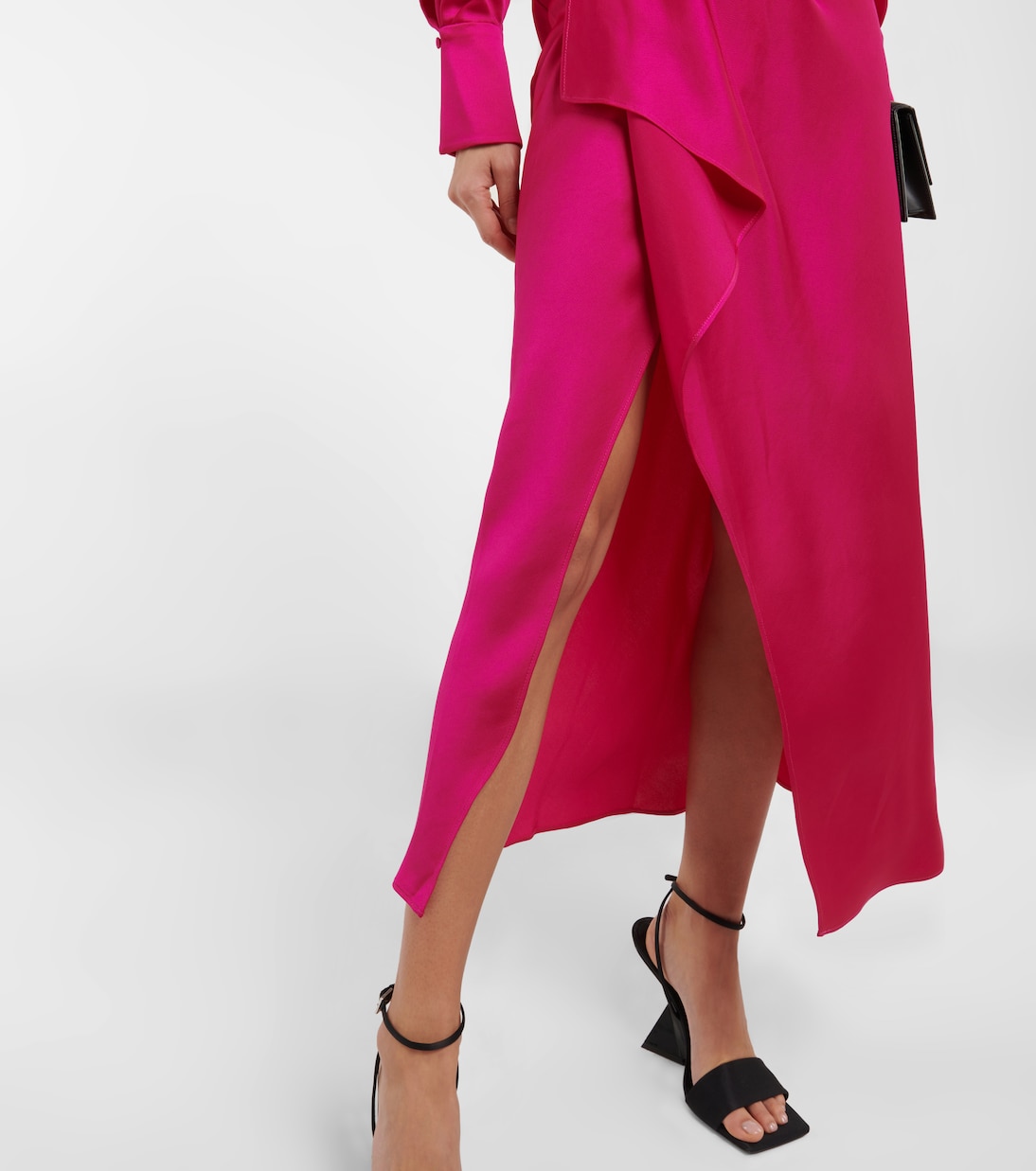 Robe midi Talita en satin | Simkhai