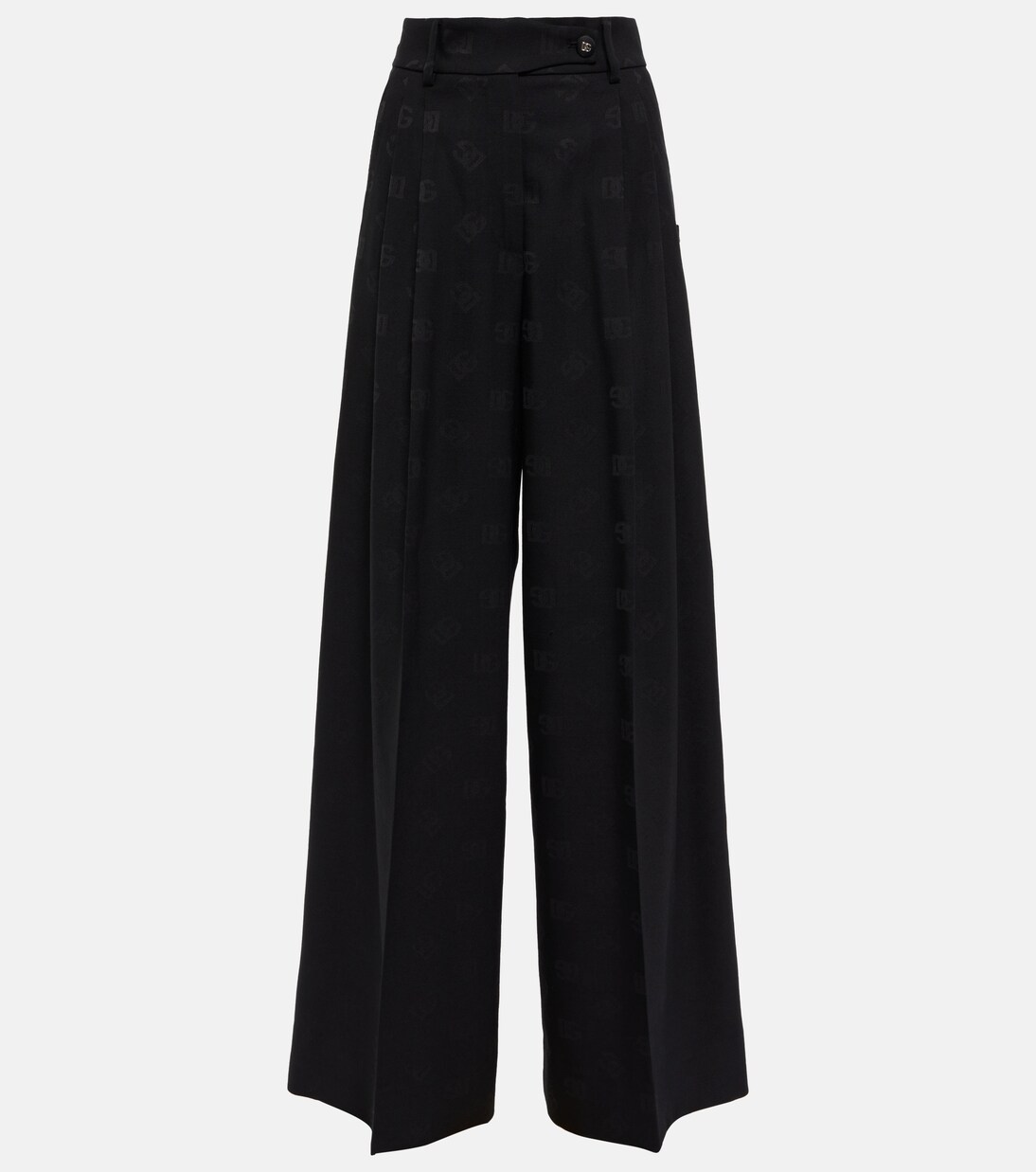 High-Rise-Hose aus einem Wollgemisch | Dolce&Gabbana