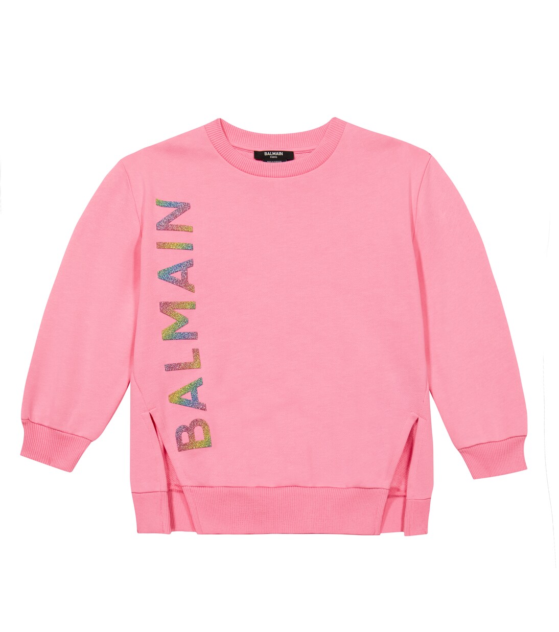 Logo cotton sweatshirt | Balmain Kids