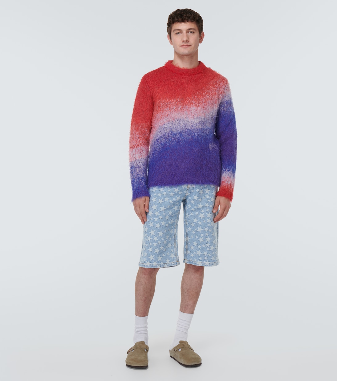 Gradient mohair-blend sweater | ERL