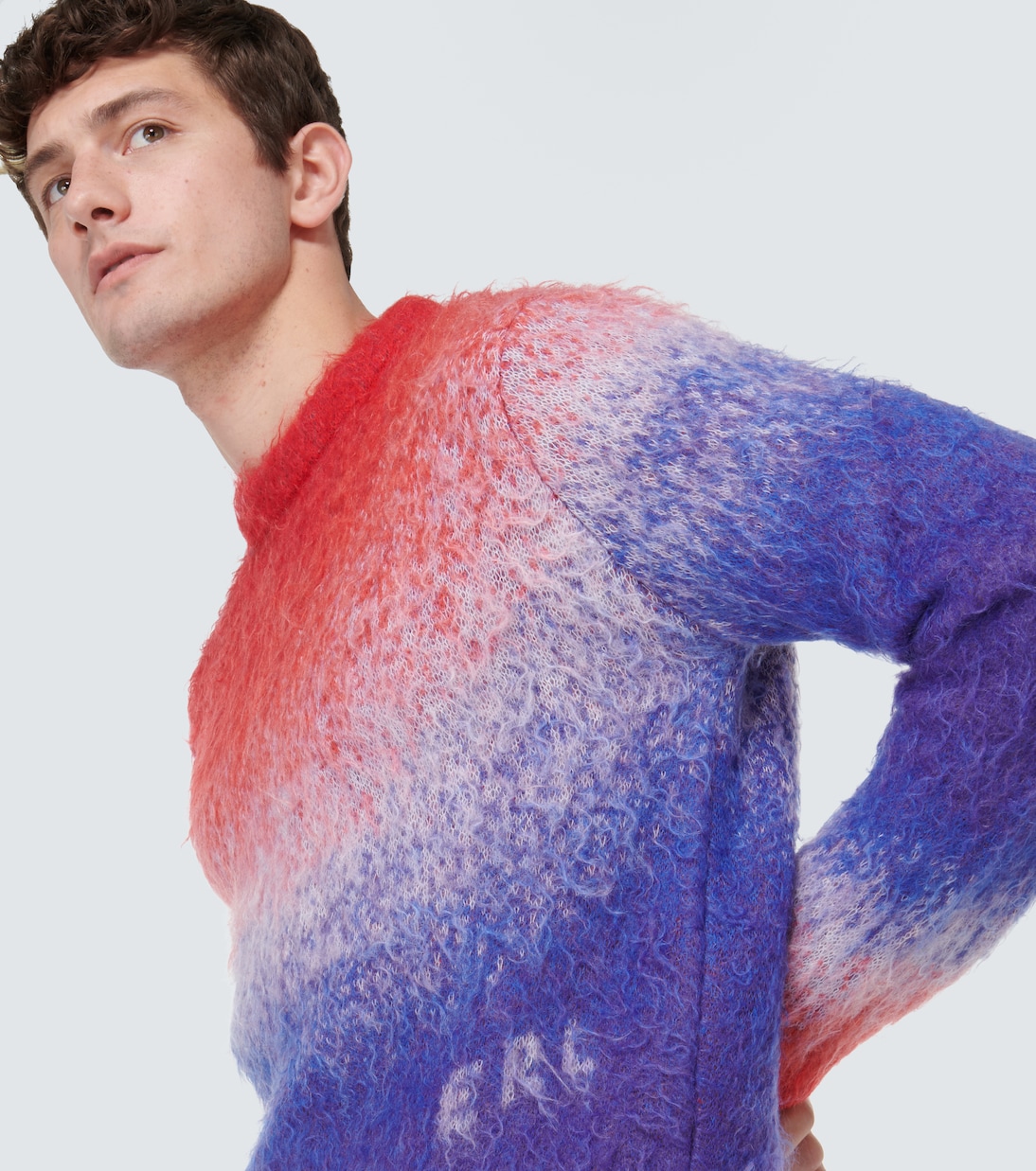 Gradient mohair-blend sweater | ERL