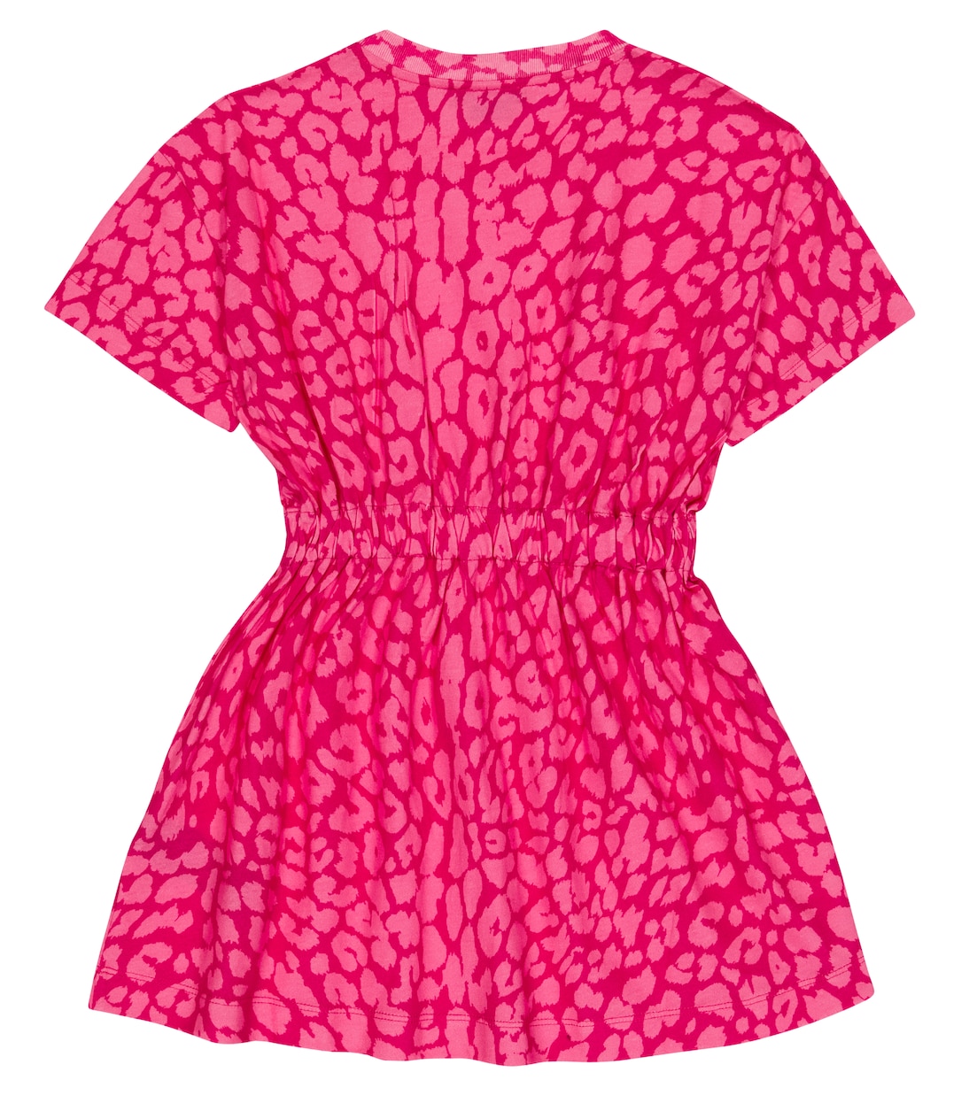 Leopard-print cotton dress | Balmain Kids