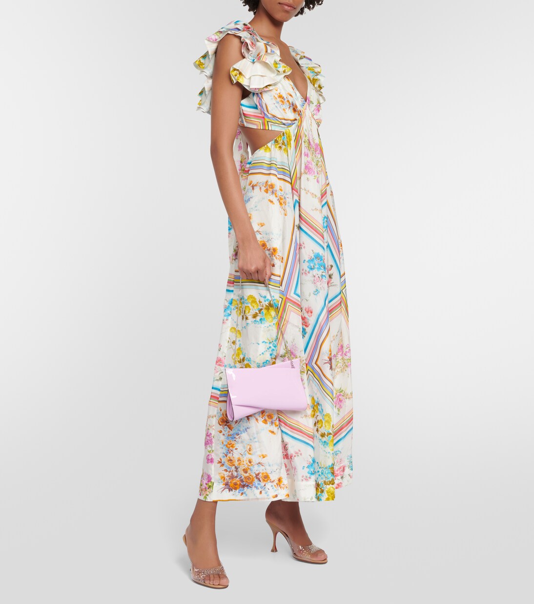 Loubitwist Small patent leather clutch | Christian Louboutin