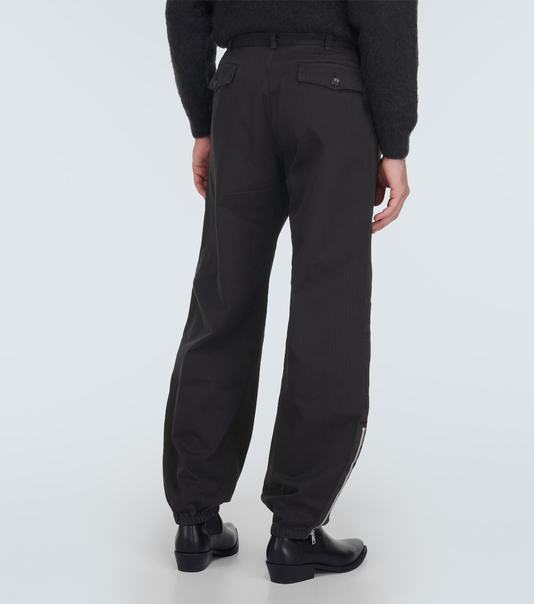 Knee-pads cotton pants  | Winnie New York