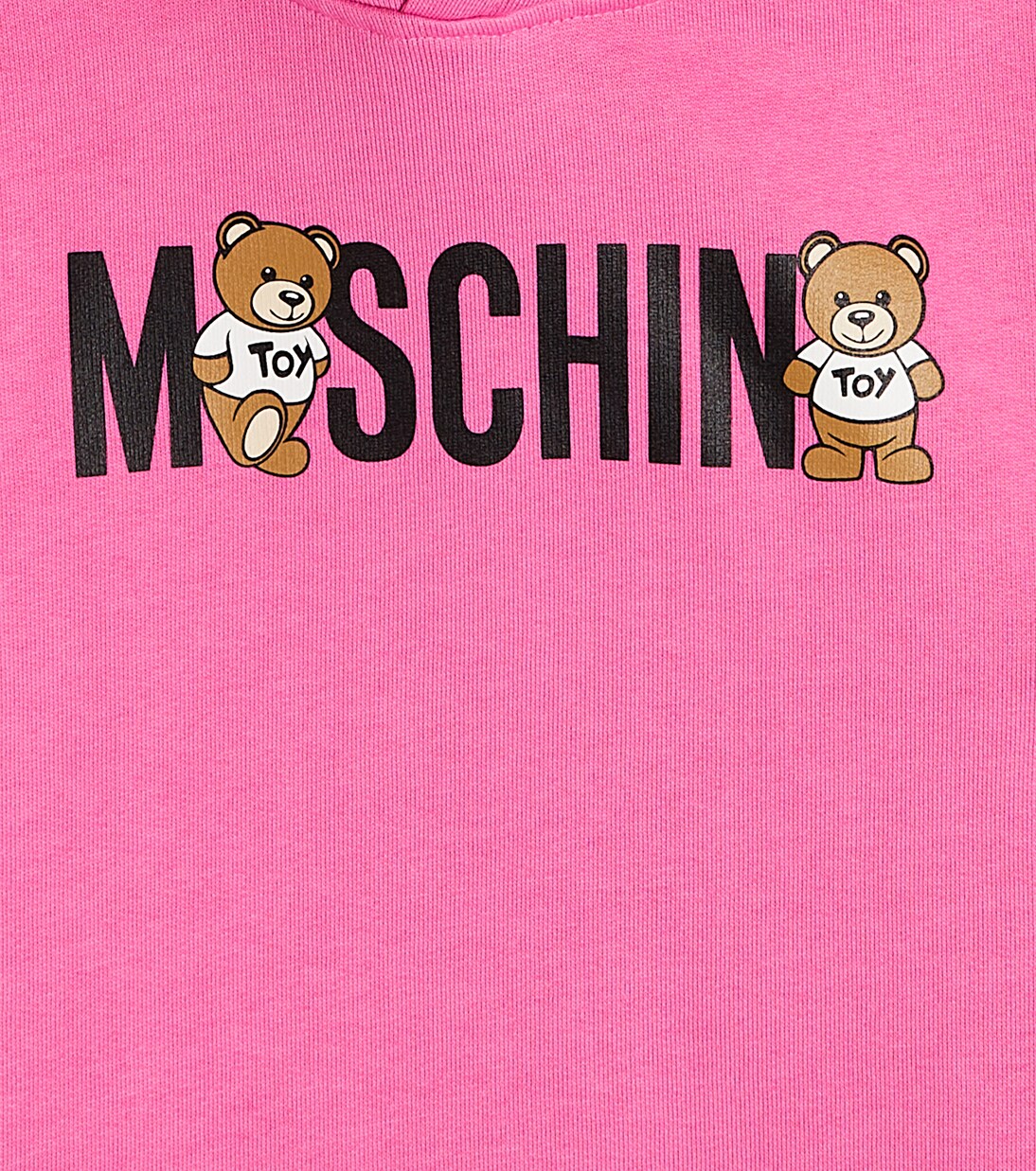 Sweat-shirt à capuche Teddy Bear en coton | Moschino Kids