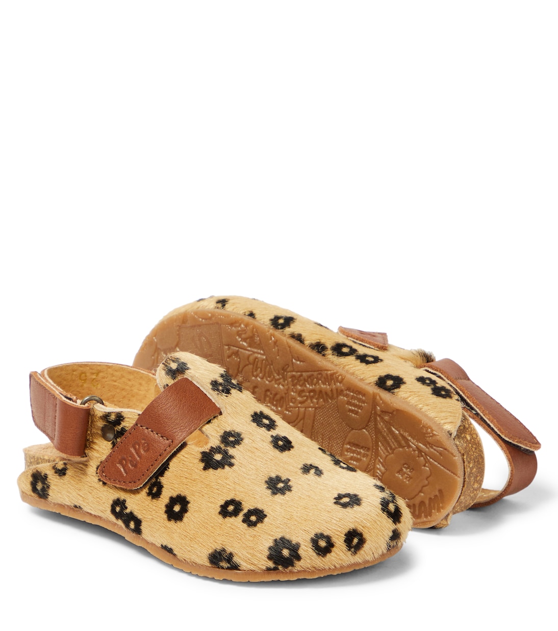 Lucio slingback calf hair clogs | PèPè