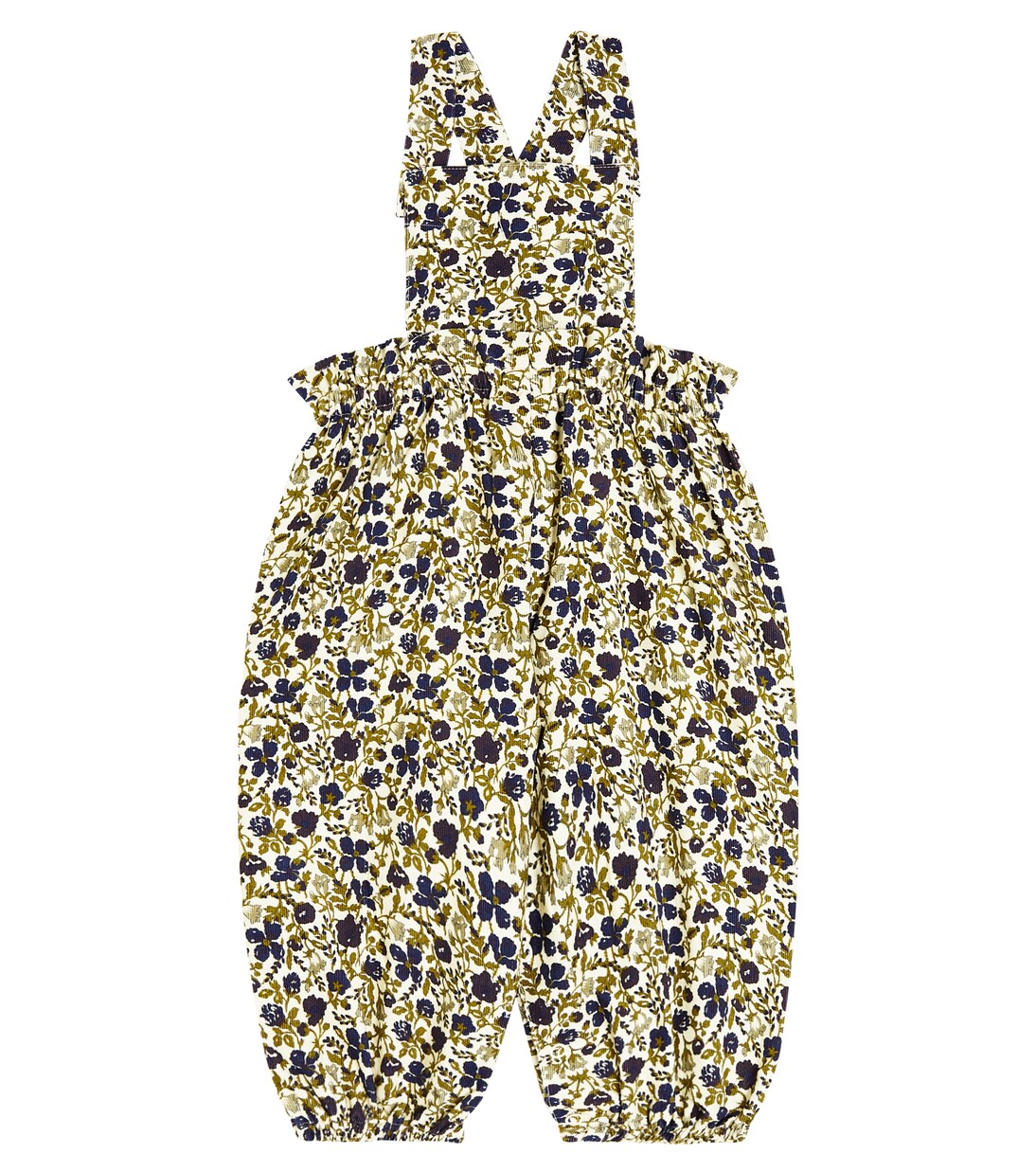 Baby Papaye floral cotton overalls | Bonpoint