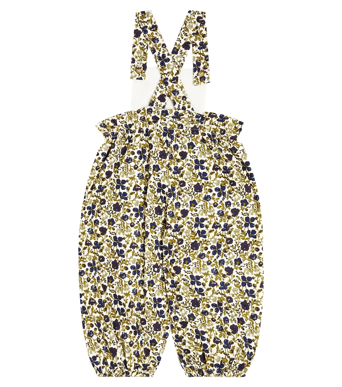 Baby Papaye floral cotton overalls | Bonpoint