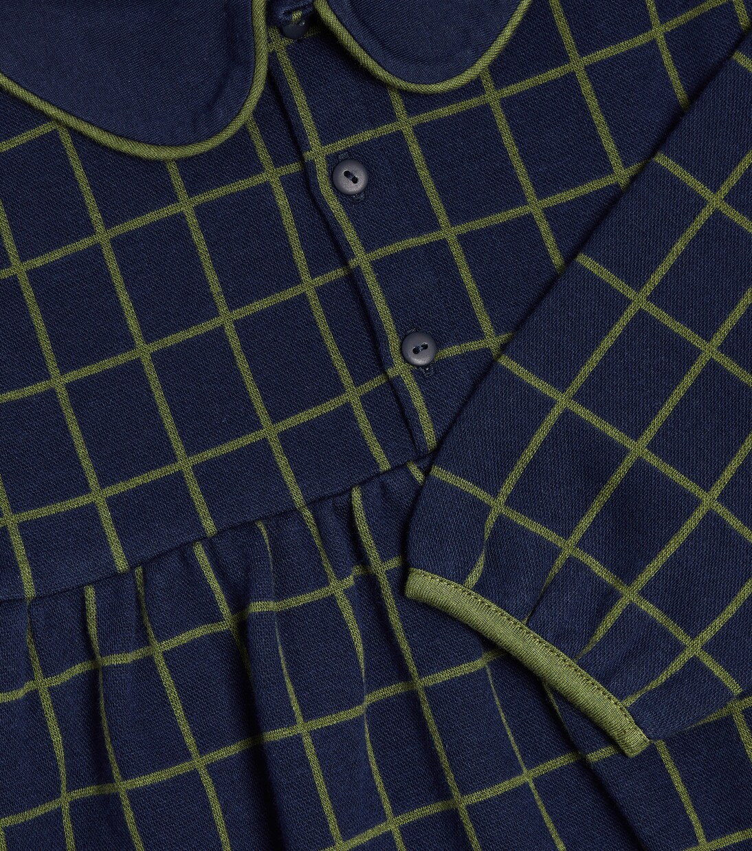 Marin checked cotton dress | La Coqueta