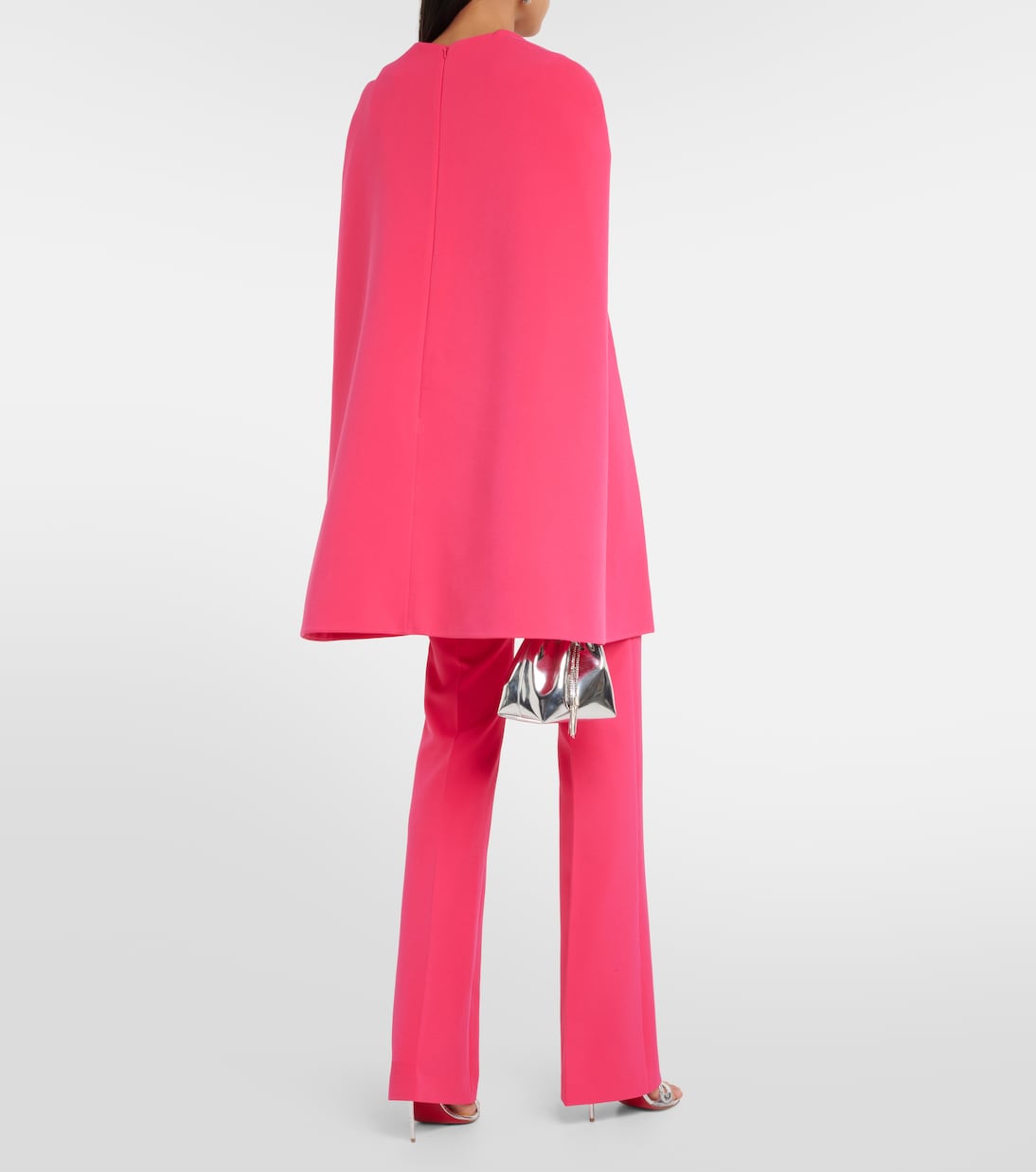 Cinzia垂褶绉纱连身裤 | Safiyaa