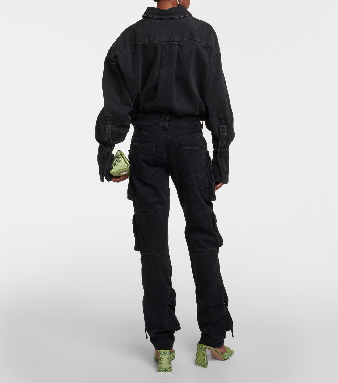 Low-rise straight cargo jeans | The Attico