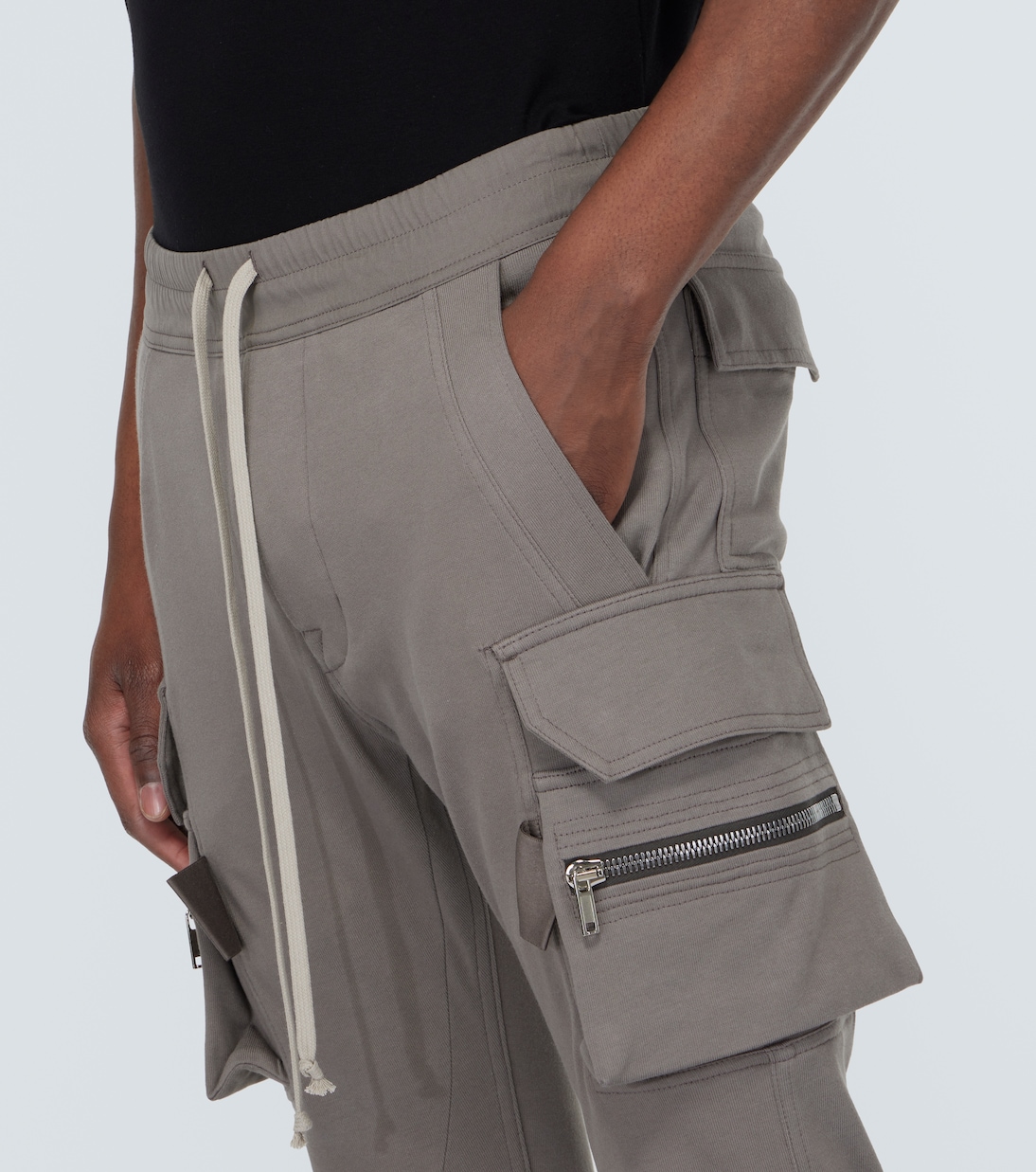 Mastodon cotton jersey cargo pants | Rick Owens