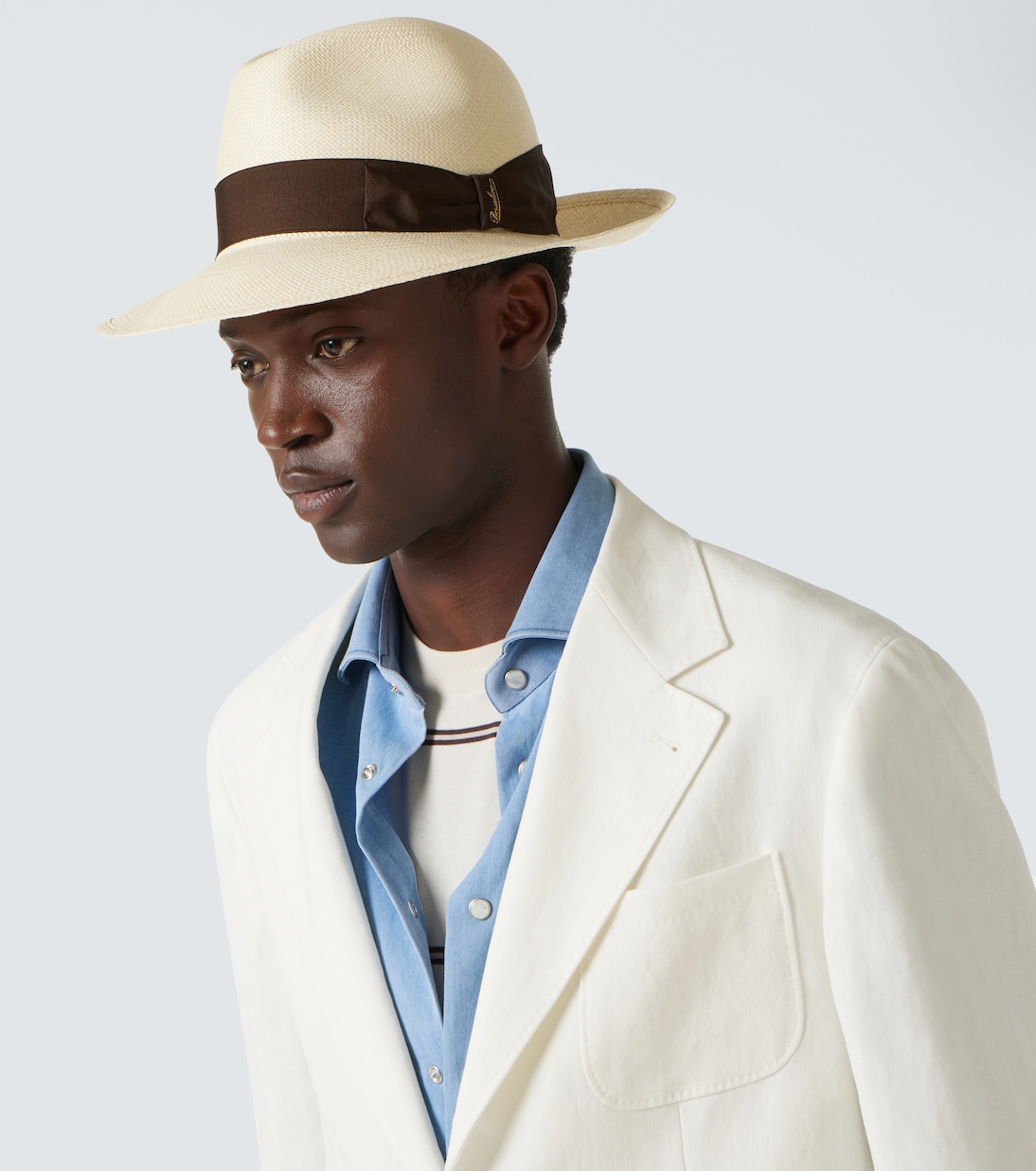 Amedeo straw Panama hat | Borsalino