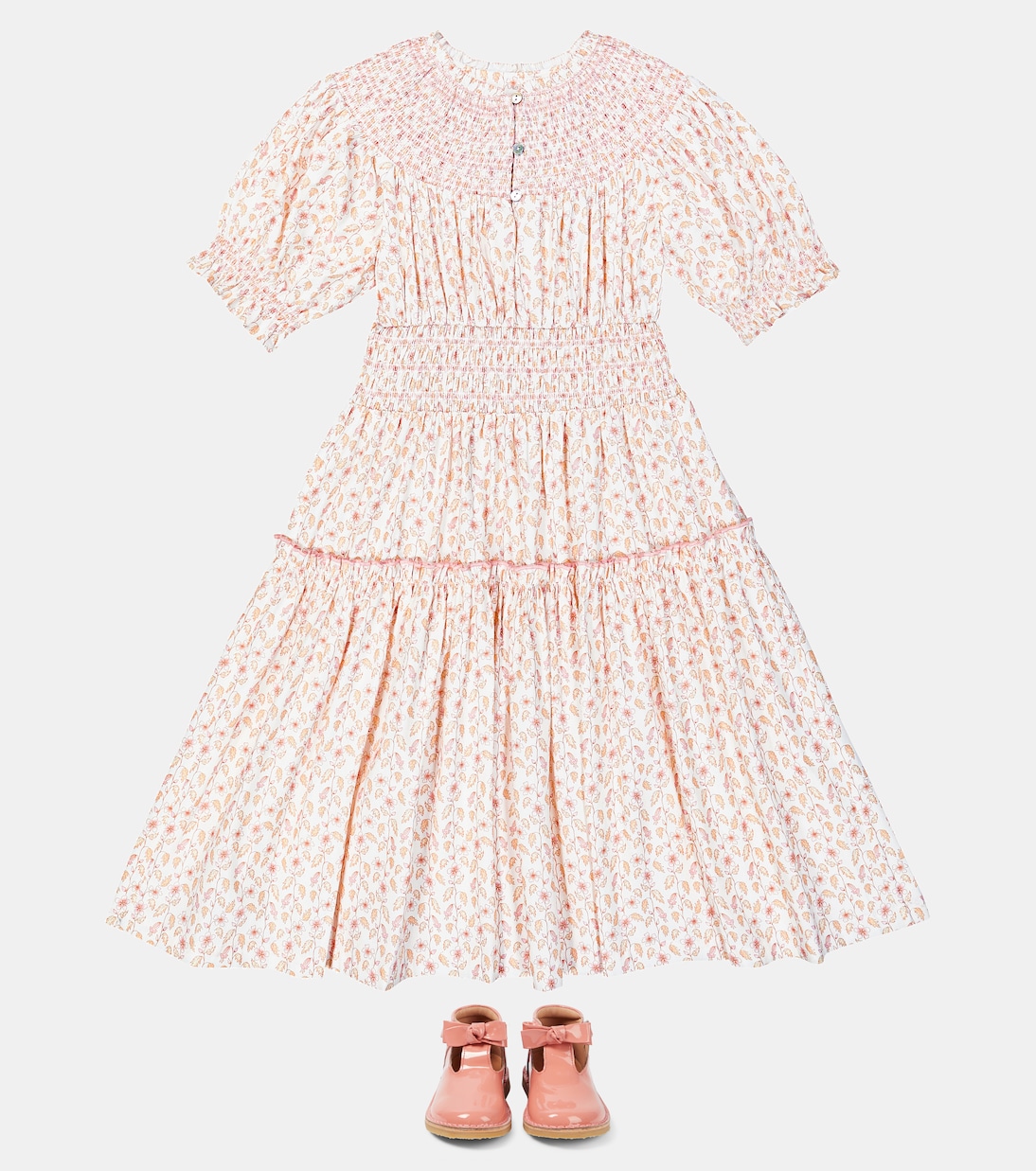 Evelina cotton-blend dress | C'era Una Volta