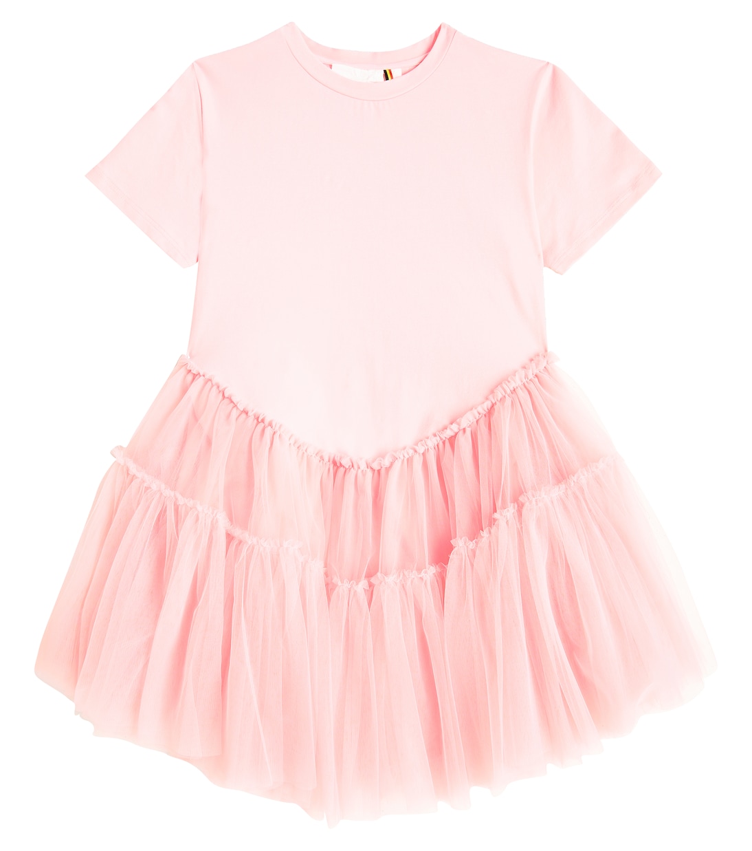 Robe en coton mélangé et tulle | Caroline Bosmans