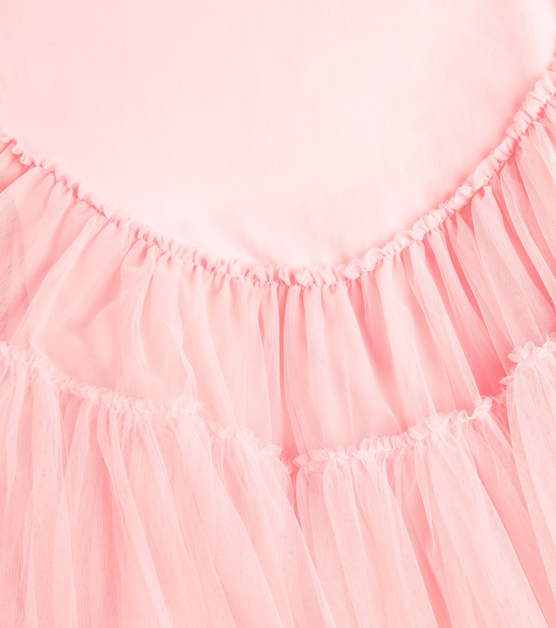 Robe en coton mélangé et tulle | Caroline Bosmans