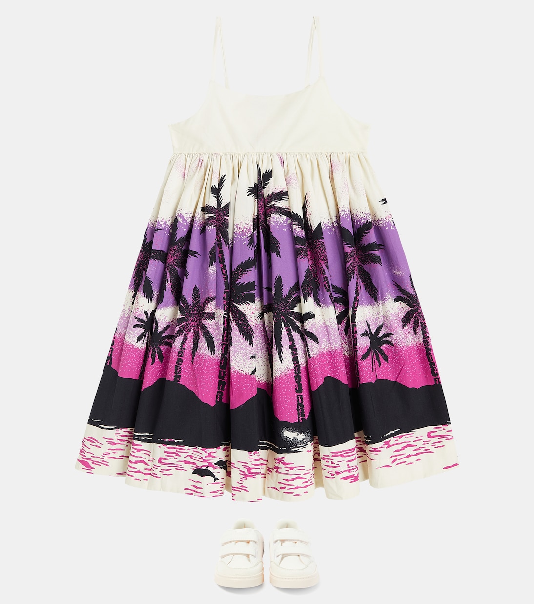 Chiyo printed cotton dress | Molo