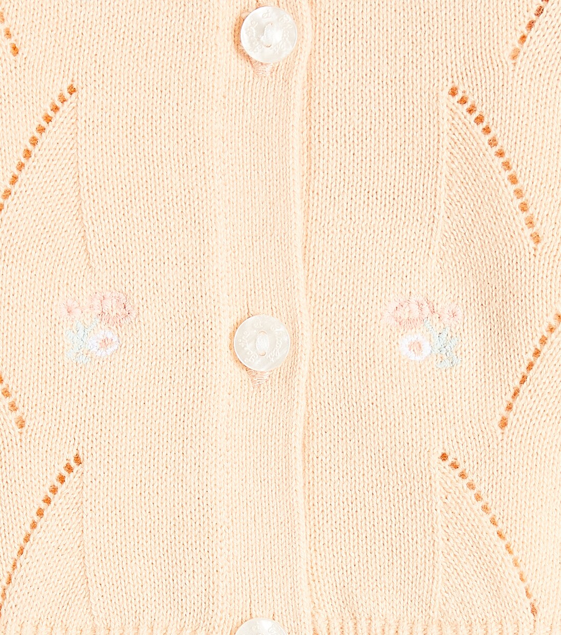 Baby embroidered cotton cardigan  | Tartine et Chocolat