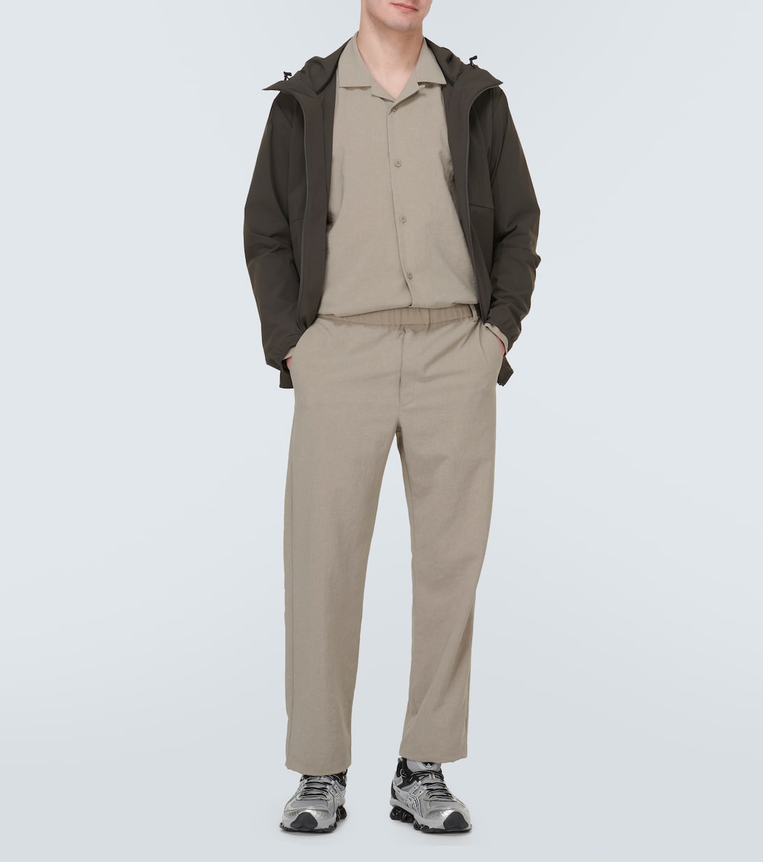 Pe Light technical poplin straight pants | Snow Peak